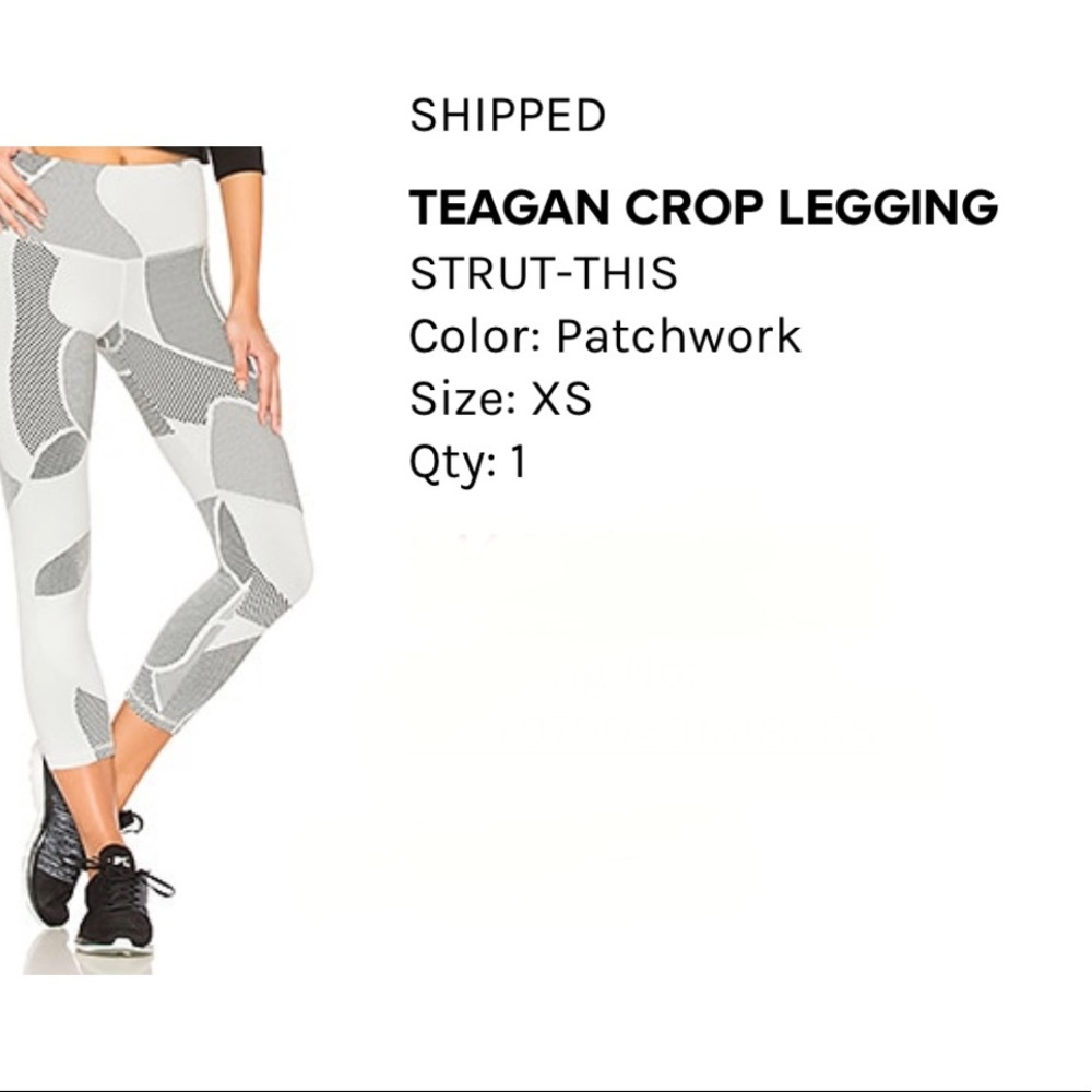 “Strut this” brand leggings.